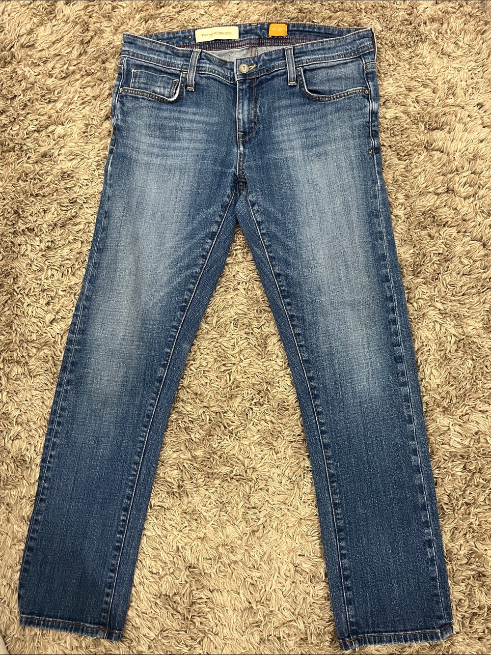 Pilcro and the Letterpress anthropology Straight Leg Jeans - Blue